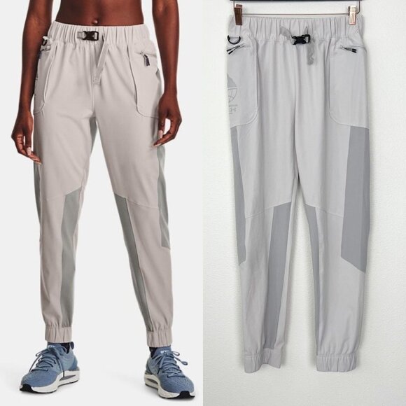 Under Armour Storm Run Trail Jogger Pants Outdoor Hiking Womens Medium - Picture 1 of 13